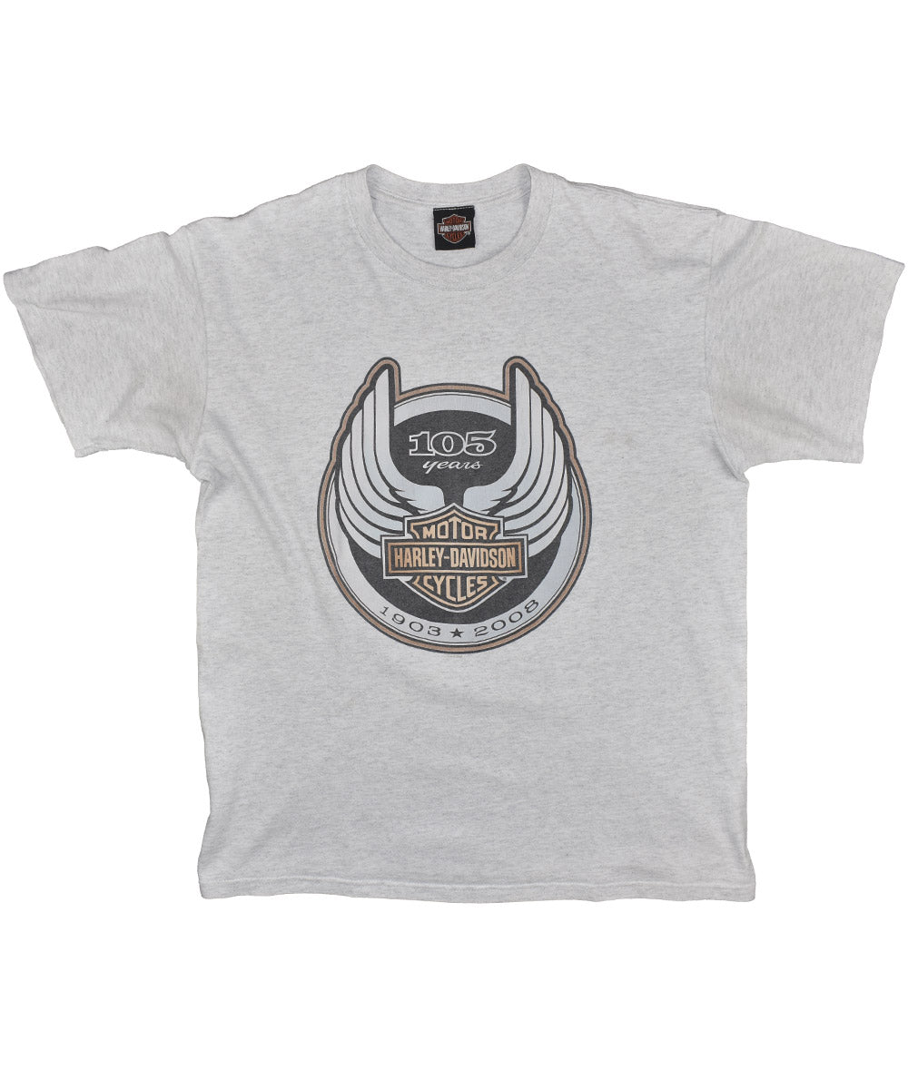 ▷ Retro Harley Davidson T-Shirt 2008 | TWOVAULT