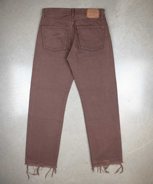 ▷ Levi's 501 Brown Jeans, Made in USA