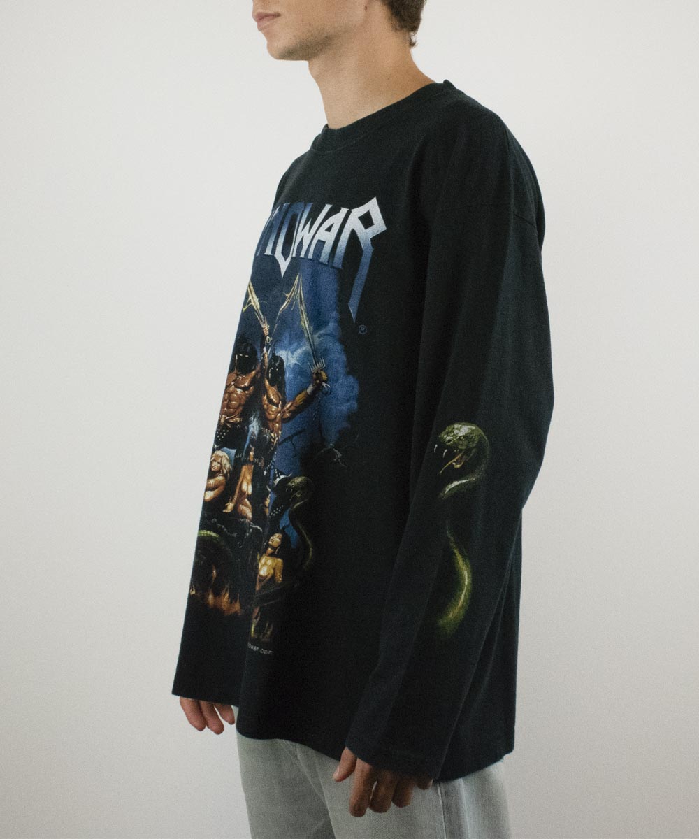 2000s MANOWAR Long-Sleeve T-Shirt (L)