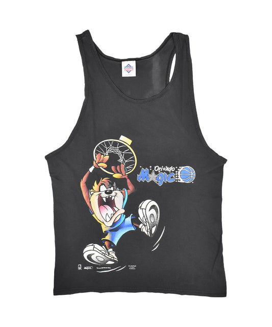 1995 ORLANDO MAGIC x TAZ Camiseta sin mangas vintage (L)