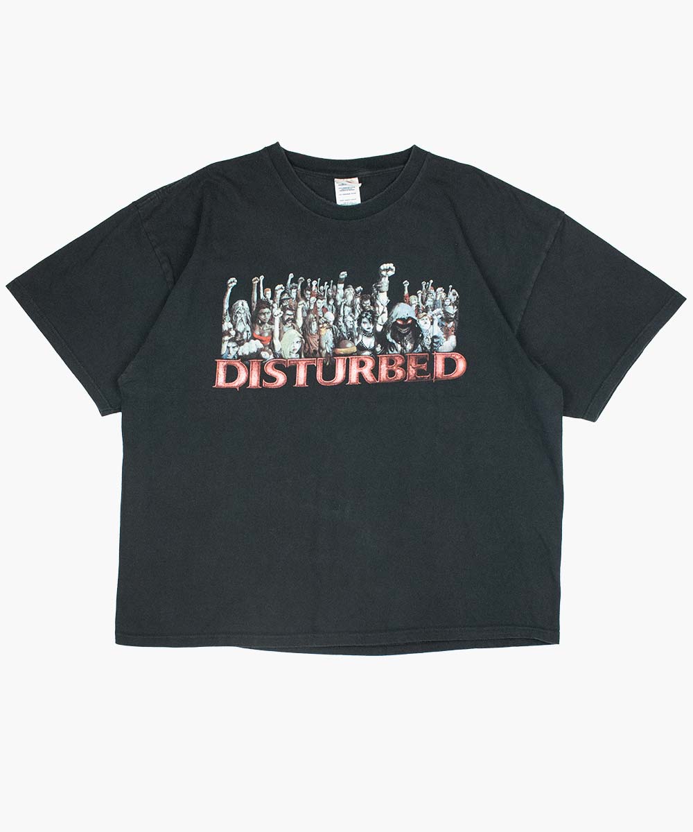 DISTURBED 90s Tシャツ XL Disturbed band 90s Reprint Short sleeve T shirt Men Women