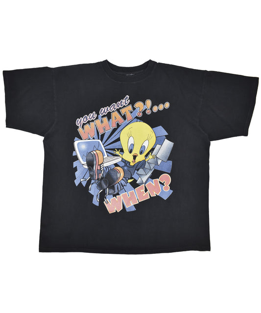 1990s LOONEY TUNES T-Shirt (XL)