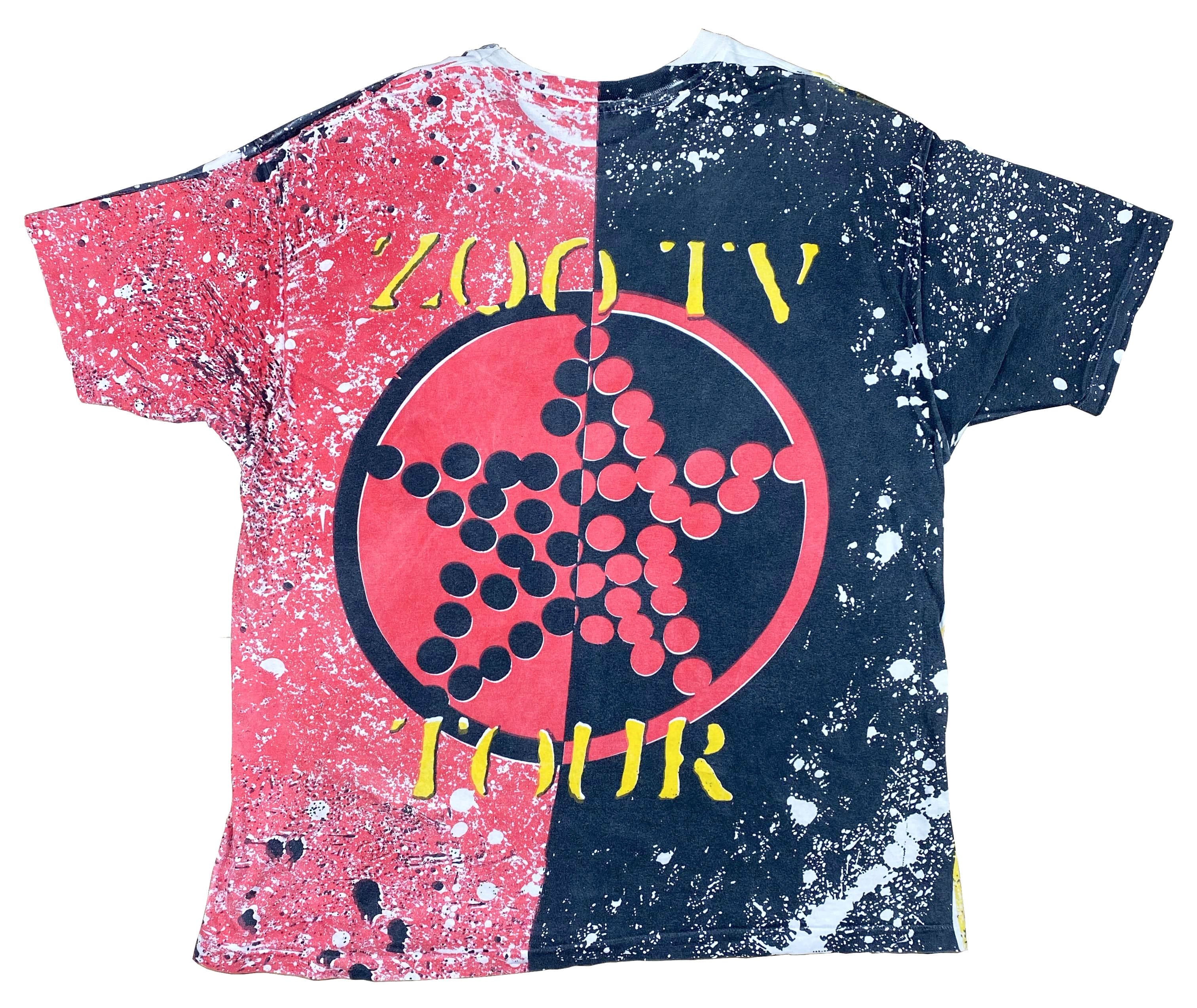 ▷ Vintage U2 'Zoo TV Tour' T-Shirt 1991 | Made in USA | TWOVAULT