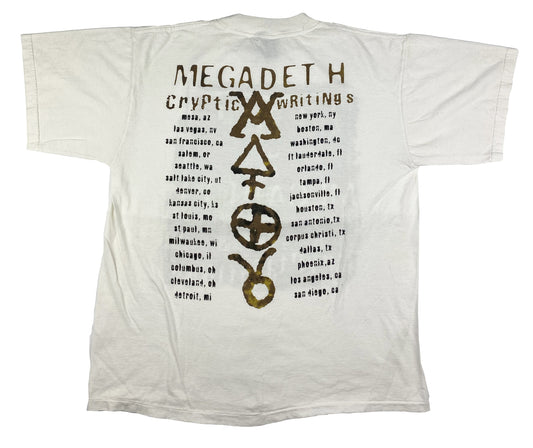 Vintage T-Shirt 1997 MEGADETH Cryptic Writings, Camiseta