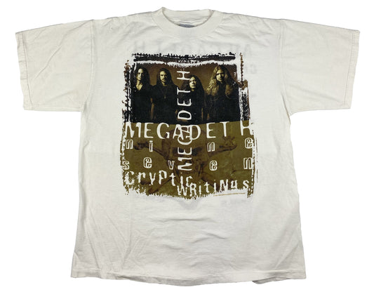 Vintage T-Shirt 1997 MEGADETH Cryptic Writings, Camiseta