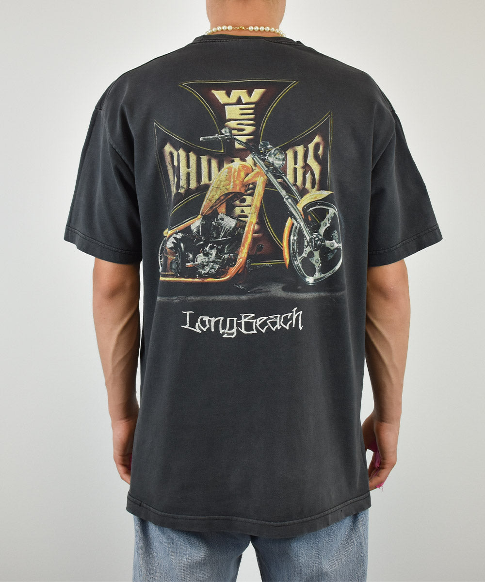 1990s WEST COAST CHOPPERS T-Shirt (L)