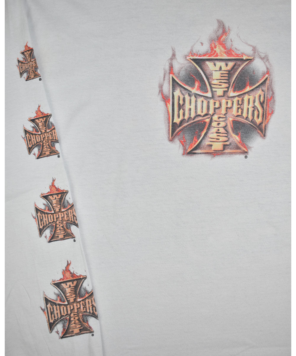 1990 WEST COAST CHOPPERS Manga larga (XL)