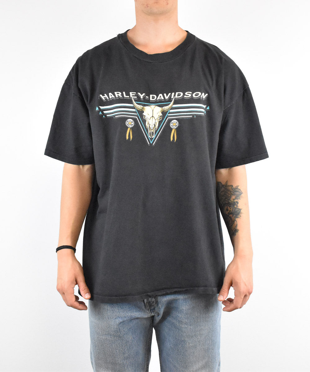 1990s HARLEY DAVIDSON T-Shirt (2XL)