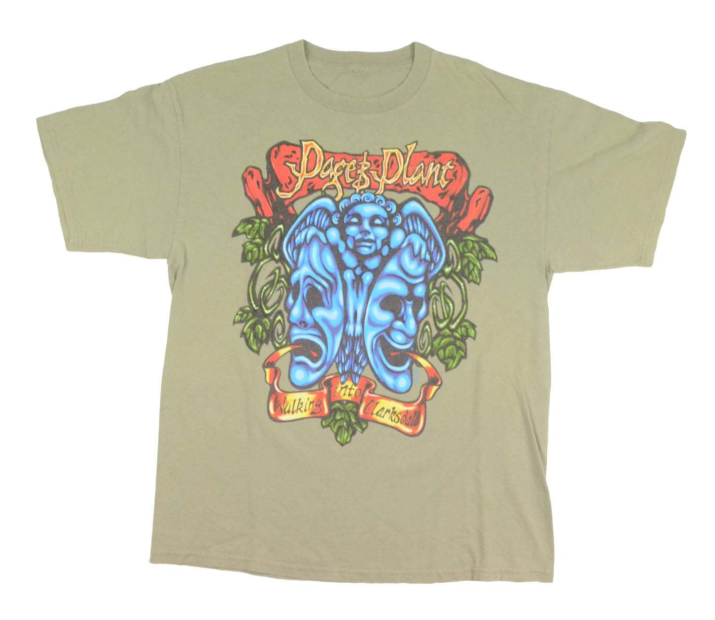 Vintage Band T-Shirt 1998 Jimmy Page & Robert Plant Walking into Clarksdale, Camiseta